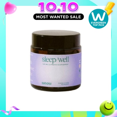 MOOM HEALTH Sleep Well (Natural Support For Restful Sleep And Energized Mornings In Under 60 Minute) 45s image