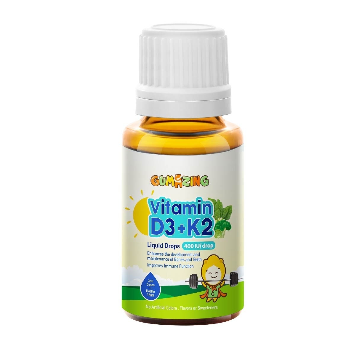 Gummies for Kids Essential Combo Packset consists Calcium & Vitamin D3 60s + Multivitamin 60s