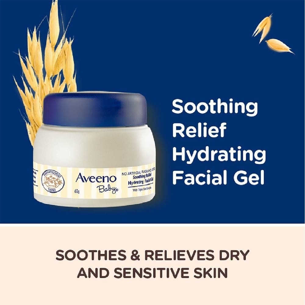 Soothing Relief Hydrating Facial Gel with Triple Oat Complex (For Dry to Very Dry Sensitive Skin) 60g