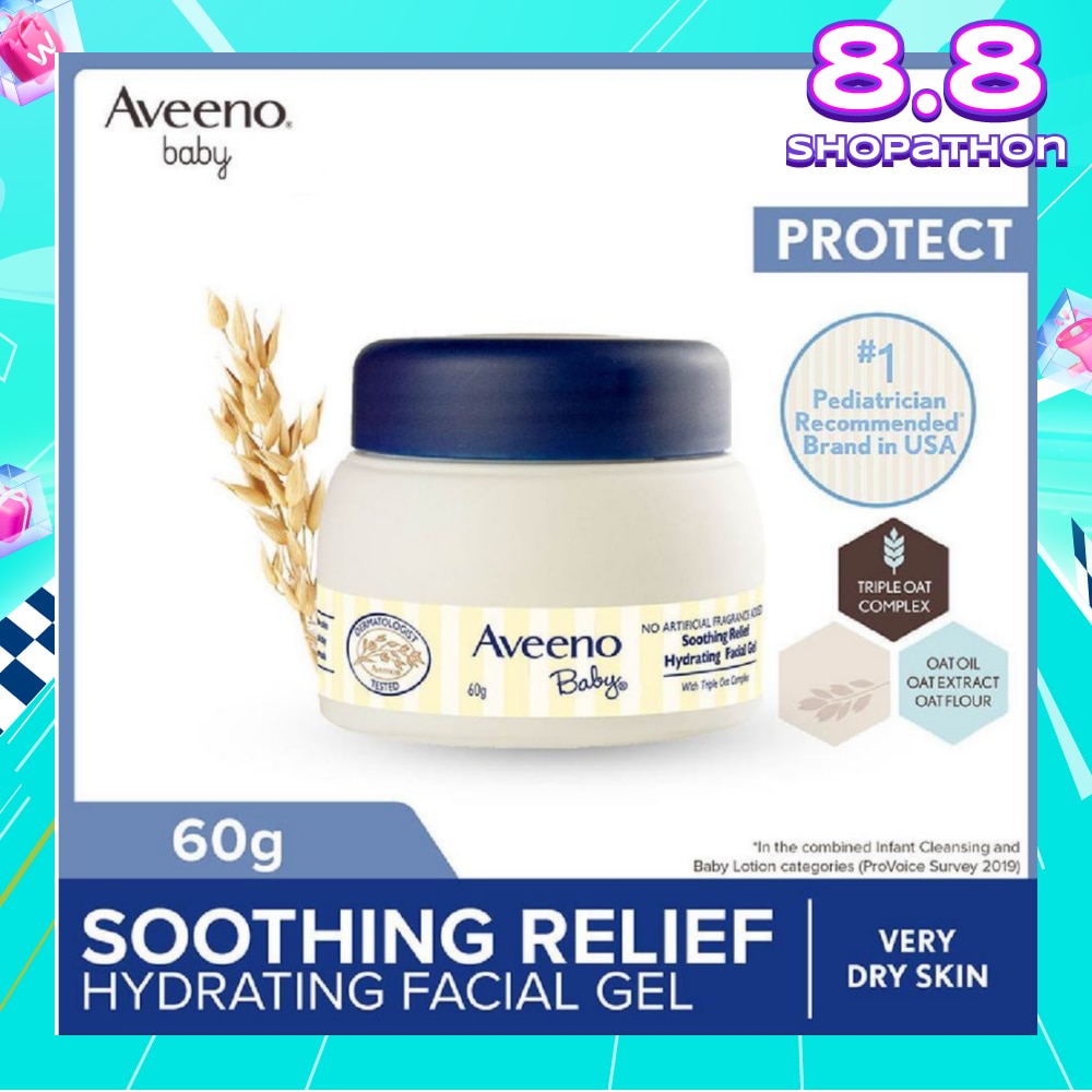 Soothing Relief Hydrating Facial Gel with Triple Oat Complex (For Dry to Very Dry Sensitive Skin) 60g