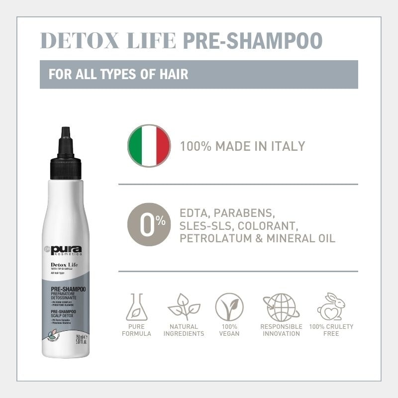 Detox Life Pre Shampoo (For Scalp Detox) 150ml