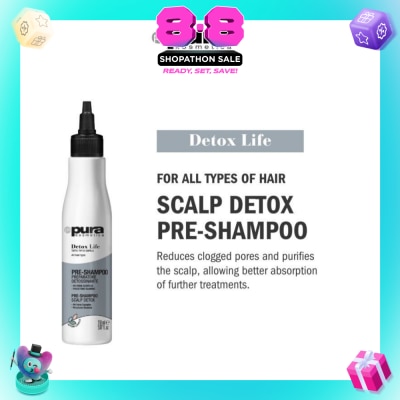 PURA KOSMETICA - Detox Life Pre Shampoo (For Scalp Detox) 150ml