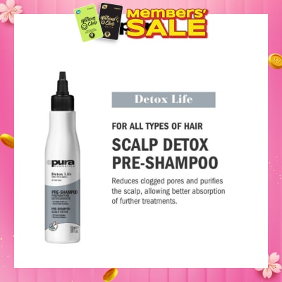 PURA KOSMETICA Detox Life Pre Shampoo (For Scalp Detox) 150ml