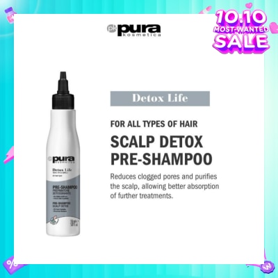 PURA KOSMETICA Detox Life Pre Shampoo (For Scalp Detox) 150ml