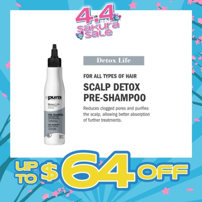 PURA KOSMETICA - Detox Life Pre Shampoo (For Scalp Detox) 150ml