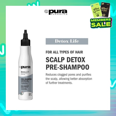 PURA KOSMETICA Detox Life Pre Shampoo (For Scalp Detox) 150ml