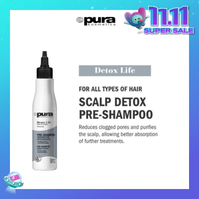 PURA KOSMETICA Detox Life Pre Shampoo (For Scalp Detox) 150ml