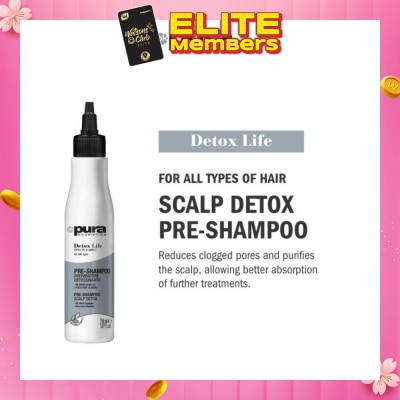 PURA KOSMETICA Detox Life Pre Shampoo (For Scalp Detox) 150ml