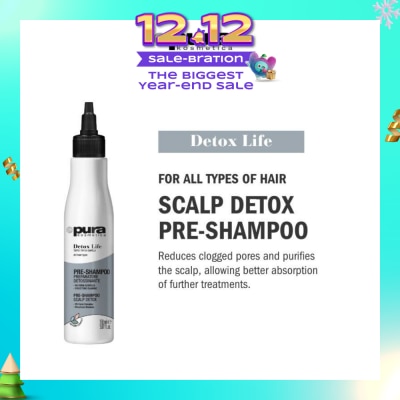 PURA KOSMETICA Detox Life Pre Shampoo (For Scalp Detox) 150ml