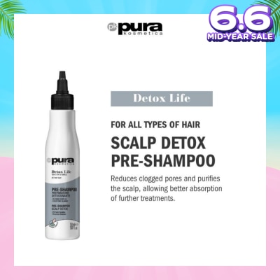 PURA KOSMETICA Detox Life Pre Shampoo (For Scalp Detox) 150ml