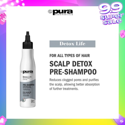 PURA KOSMETICA Detox Life Pre Shampoo (For Scalp Detox) 150ml