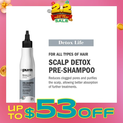 PURA KOSMETICA Detox Life Pre Shampoo (For Scalp Detox) 150ml