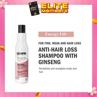 PURA KOSMETICA Energy Life Shampoo (For Anti Hair Loss) 250ml