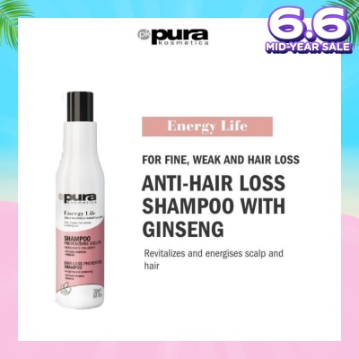 PURA KOSMETICA Energy Life Shampoo (For Anti Hair Loss) 250ml