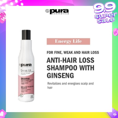PURA KOSMETICA Energy Life Shampoo (For Anti Hair Loss) 250ml