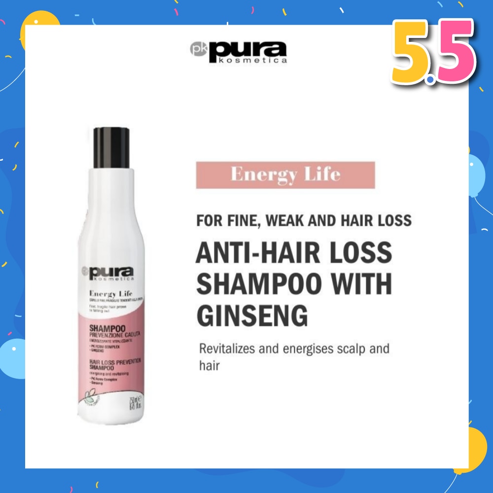 Energy Life Shampoo (For Anti Hair Loss) 250ml