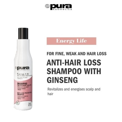 PURA KOSMETICA Energy Life Shampoo (For Anti Hair Loss) 250ml