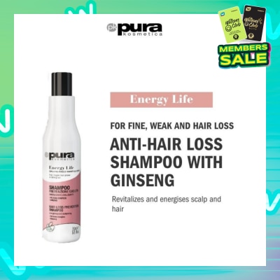 PURA KOSMETICA Energy Life Shampoo (For Anti Hair Loss) 250ml