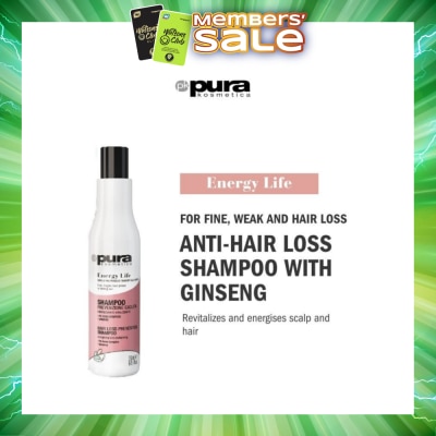 PURA KOSMETICA - Energy Life Shampoo (For Anti Hair Loss) 250ml