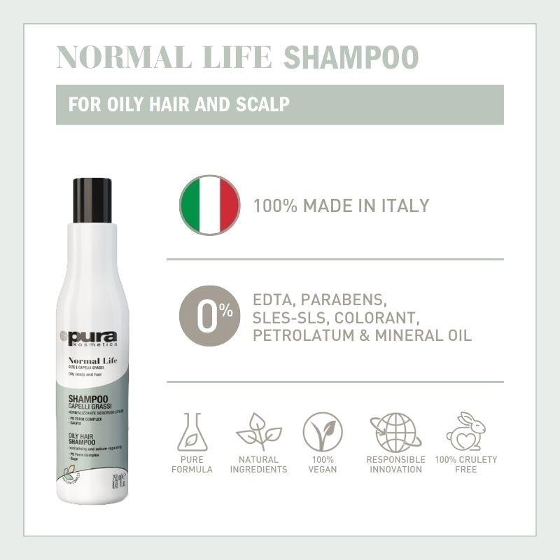 Normal Life Shampoo (For Oily Hair & Scalp) 250ml