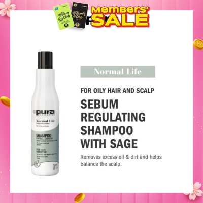 PURA KOSMETICA Normal Life Shampoo (For Oily Hair & Scalp) 250ml