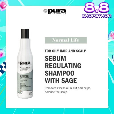 PURA KOSMETICA Normal Life Shampoo (For Oily Hair & Scalp) 250ml