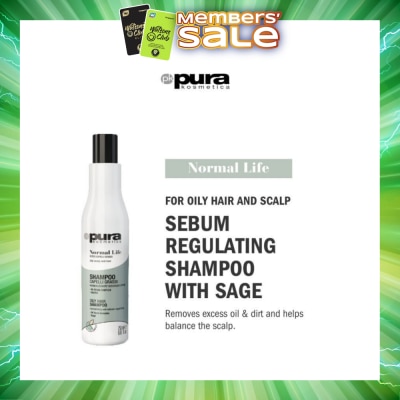 PURA KOSMETICA - Normal Life Shampoo (For Oily Hair & Scalp) 250ml