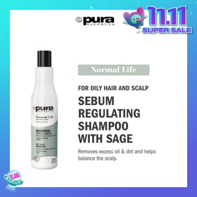 PURA KOSMETICA Normal Life Shampoo (For Oily Hair & Scalp) 250ml