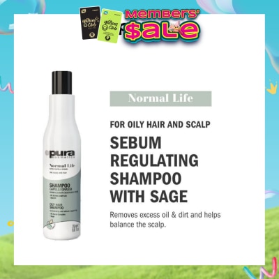 PURA KOSMETICA - Normal Life Shampoo (For Oily Hair & Scalp) 250ml