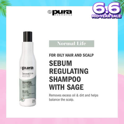 PURA KOSMETICA Normal Life Shampoo (For Oily Hair & Scalp) 250ml