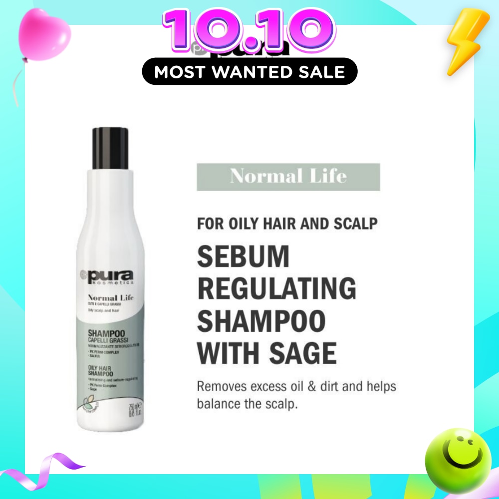 Normal Life Shampoo (For Oily Hair & Scalp) 250ml image