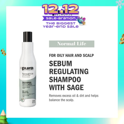 PURA KOSMETICA Normal Life Shampoo (For Oily Hair & Scalp) 250ml