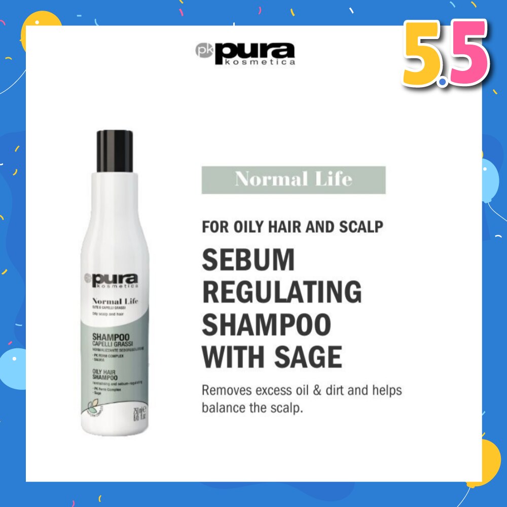 Normal Life Shampoo (For Oily Hair & Scalp) 250ml