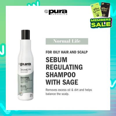 PURA KOSMETICA Normal Life Shampoo (For Oily Hair & Scalp) 250ml