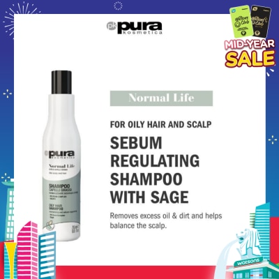 PURA KOSMETICA Normal Life Shampoo (For Oily Hair & Scalp) 250ml