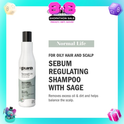 PURA KOSMETICA - Normal Life Shampoo (For Oily Hair & Scalp) 250ml