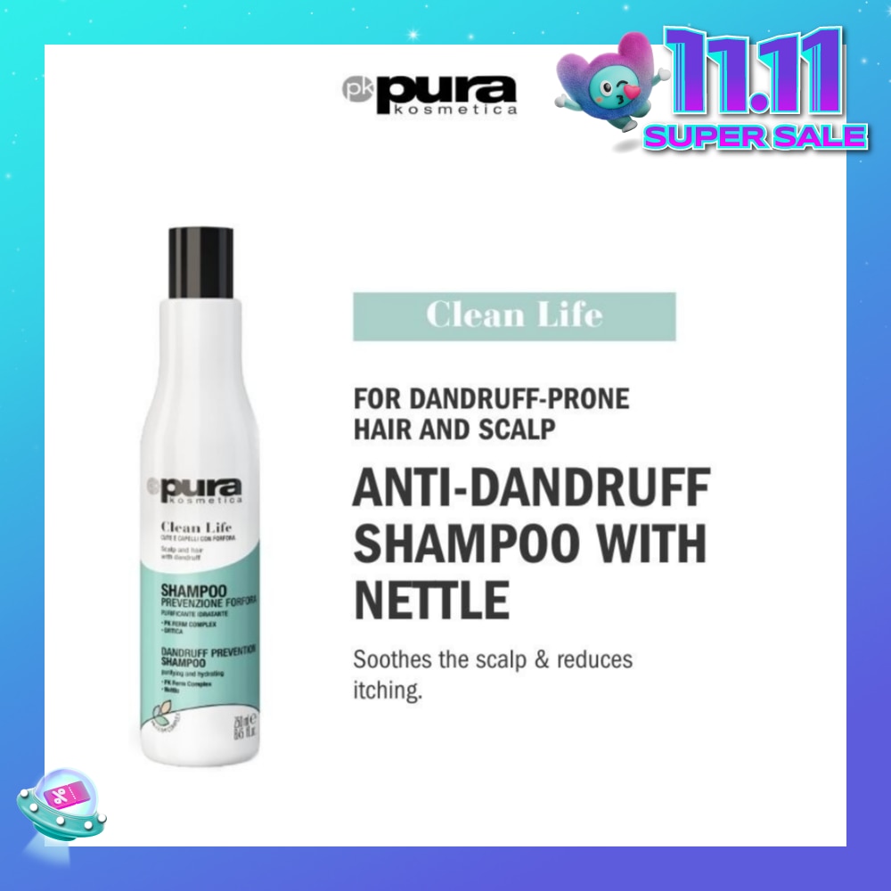 Clean Life Anti Dandruff Shampoo (Soothes Itchy Scalp + Prevents Dandruff) 250ml