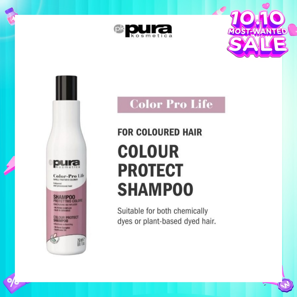 Color Pro Life Colour Protect Shampoo (For Dyed + Bleached & Coloured Hair) 250ml