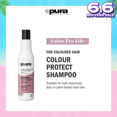 PURA KOSMETICA Color Pro Life Colour Protect Shampoo (For Dyed + Bleached & Coloured Hair) 250ml