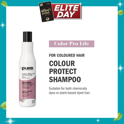 PURA KOSMETICA Color Pro Life Colour Protect Shampoo (For Dyed + Bleached & Coloured Hair) 250ml image