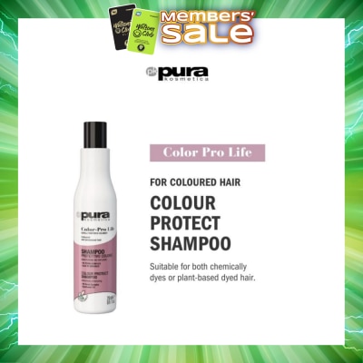 PURA KOSMETICA - Color Pro Life Colour Protect Shampoo (For Dyed + Bleached & Coloured Hair) 250ml