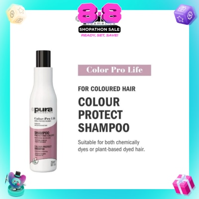 PURA KOSMETICA - Color Pro Life Colour Protect Shampoo (For Dyed + Bleached & Coloured Hair) 250ml