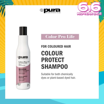 PURA KOSMETICA Color Pro Life Colour Protect Shampoo (For Dyed + Bleached & Coloured Hair) 250ml