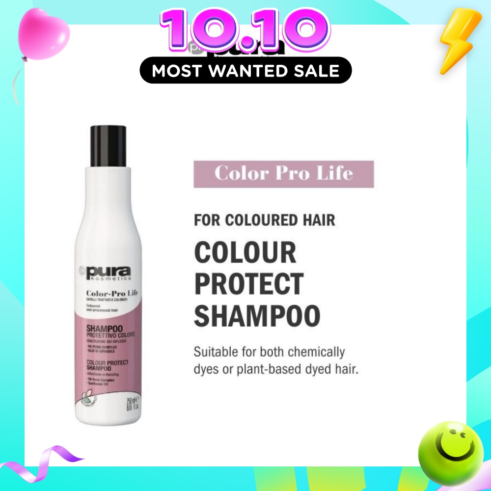 Color Pro Life Colour Protect Shampoo (For Dyed + Bleached & Coloured Hair) 250ml image