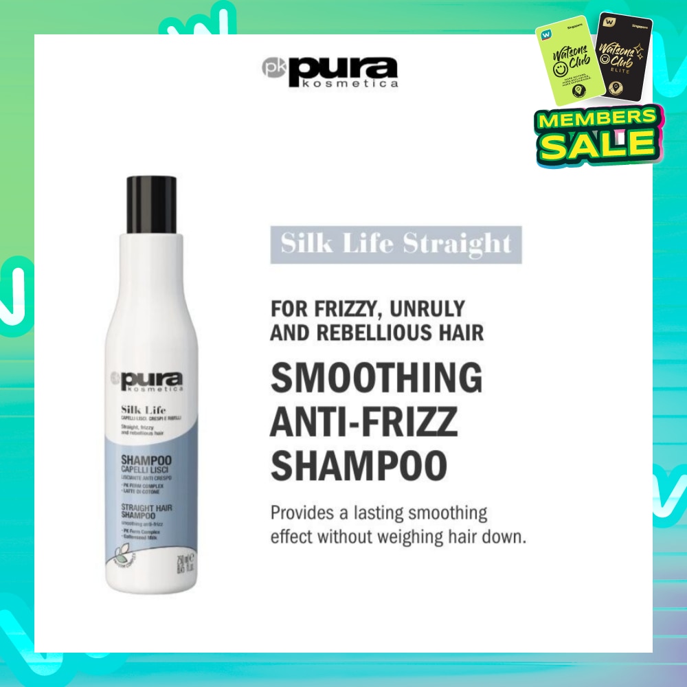Silk Life Straight Hair Shampoo (For Smoothing & Anti-Frizz) 250ml