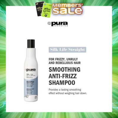 PURA KOSMETICA - Silk Life Straight Hair Shampoo (For Smoothing & Anti-Frizz) 250ml
