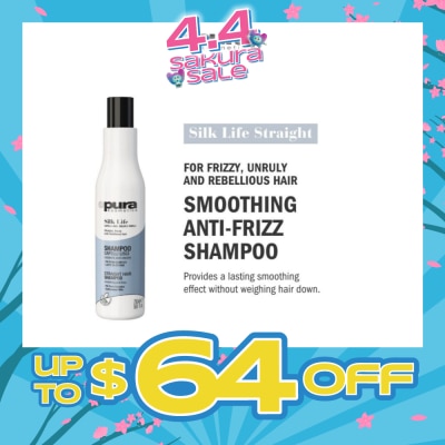 PURA KOSMETICA - Silk Life Straight Hair Shampoo (For Smoothing & Anti-Frizz) 250ml