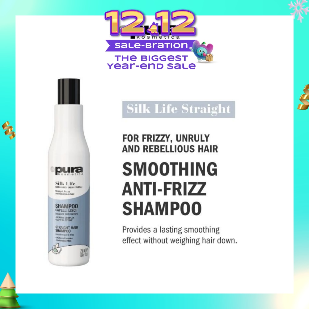 Silk Life Straight Hair Shampoo (For Smoothing & Anti-Frizz) 250ml