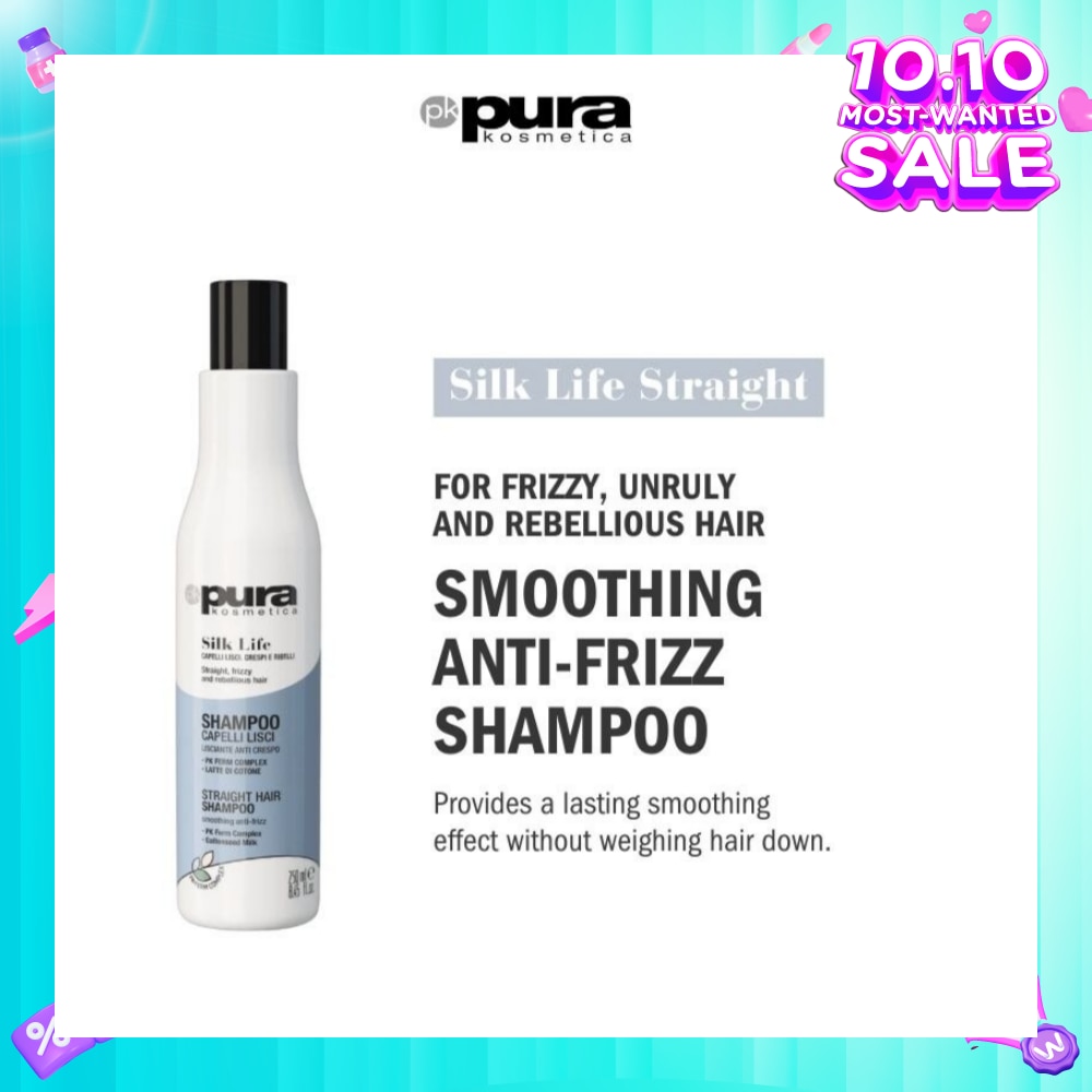 Silk Life Straight Hair Shampoo (For Smoothing & Anti-Frizz) 250ml