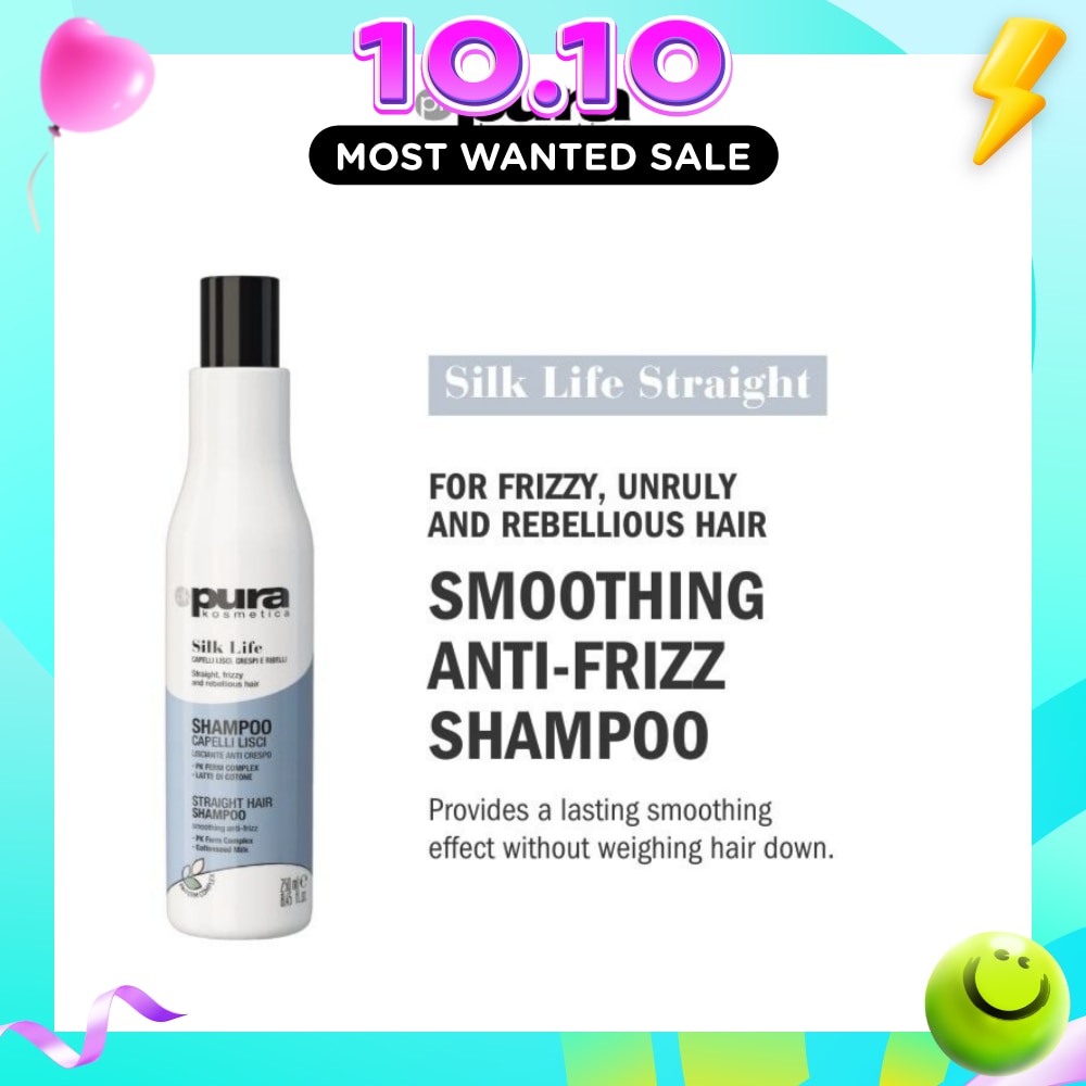 Silk Life Straight Hair Shampoo (For Smoothing & Anti Frizz) 250ml image